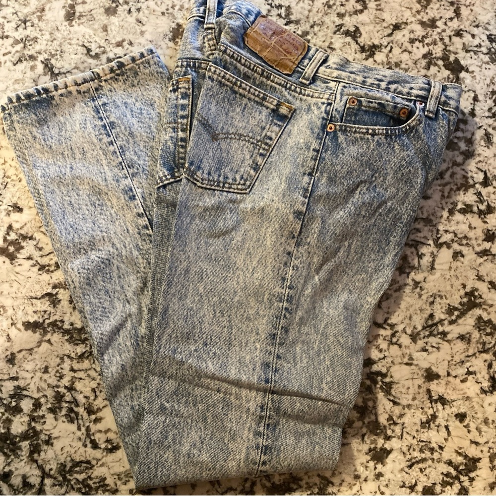 Vintage Acidwash 28 x 32 Levis
